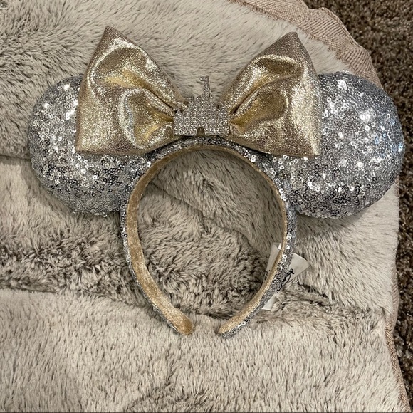 Disney Parks Silver, Gold and Diamond Castle Ears - Picture 1 of 2
